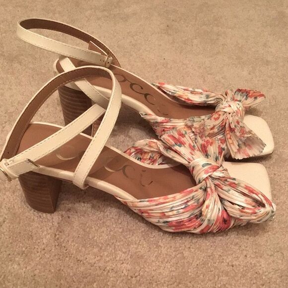 CCOCCI Floral Cara Block Heel Sandals - Picture 3 of 7